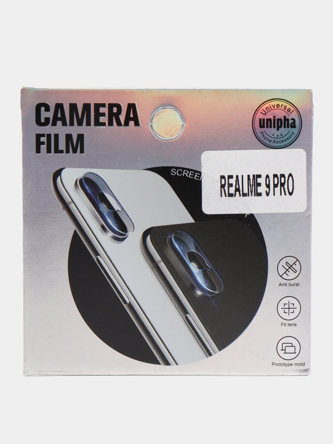 Защитное стекло камеры Oppo Realme A5, C20 C21, C25, C3, 6 6i Pro, 7, X50, X3, 8 Pro 9 Pro