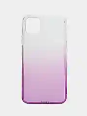 Пурпурный чехол для Apple iPhone 11 Pro Max, XS Max, прозрачный с градиентом