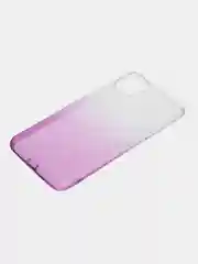 Пурпурный чехол для Apple iPhone 11 Pro Max, XS Max, прозрачный с градиентом