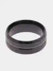 Черный кольцо мужское