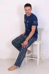 Индиго костюм Berchelli мужской