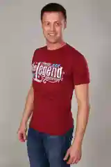 Бордовый футболка Berchelli мужская