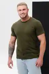 Хаки футболка Berchelli мужская