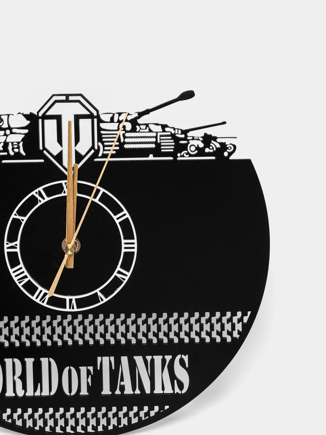Часы настенные, часы из дерева "World of tanks"
