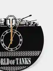 Часы настенные, часы из дерева "World of tanks"