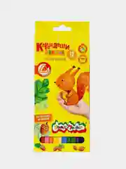 Набор цветных карандашей Каляка-Маляка 12 цветов, трехгранные, 1 упаковка