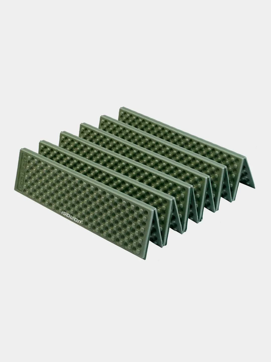 Хаки коврик складной туристический Isolon Camping Flex, 179х59, 1.5 см