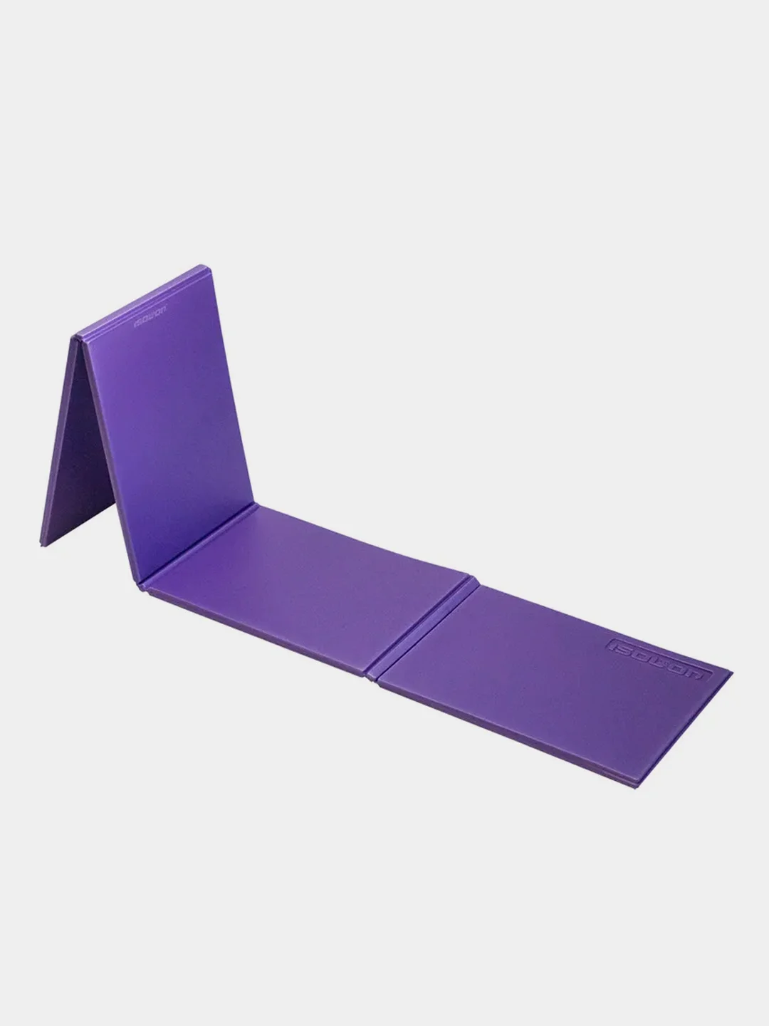 Фиолетовый коврик туристический складной ISOLON Fitness Flex, 138х49, 5 мм
