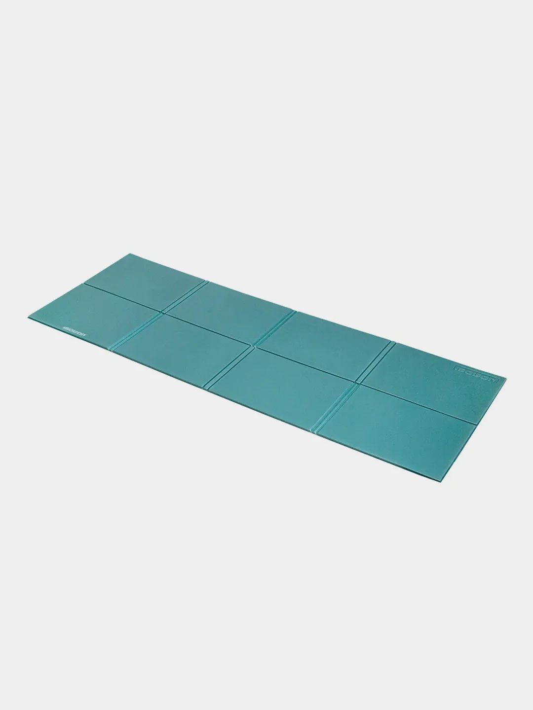 Лесной зеленый коврик туристический складной ISOLON Fitness Flex, 138х49, 5 мм