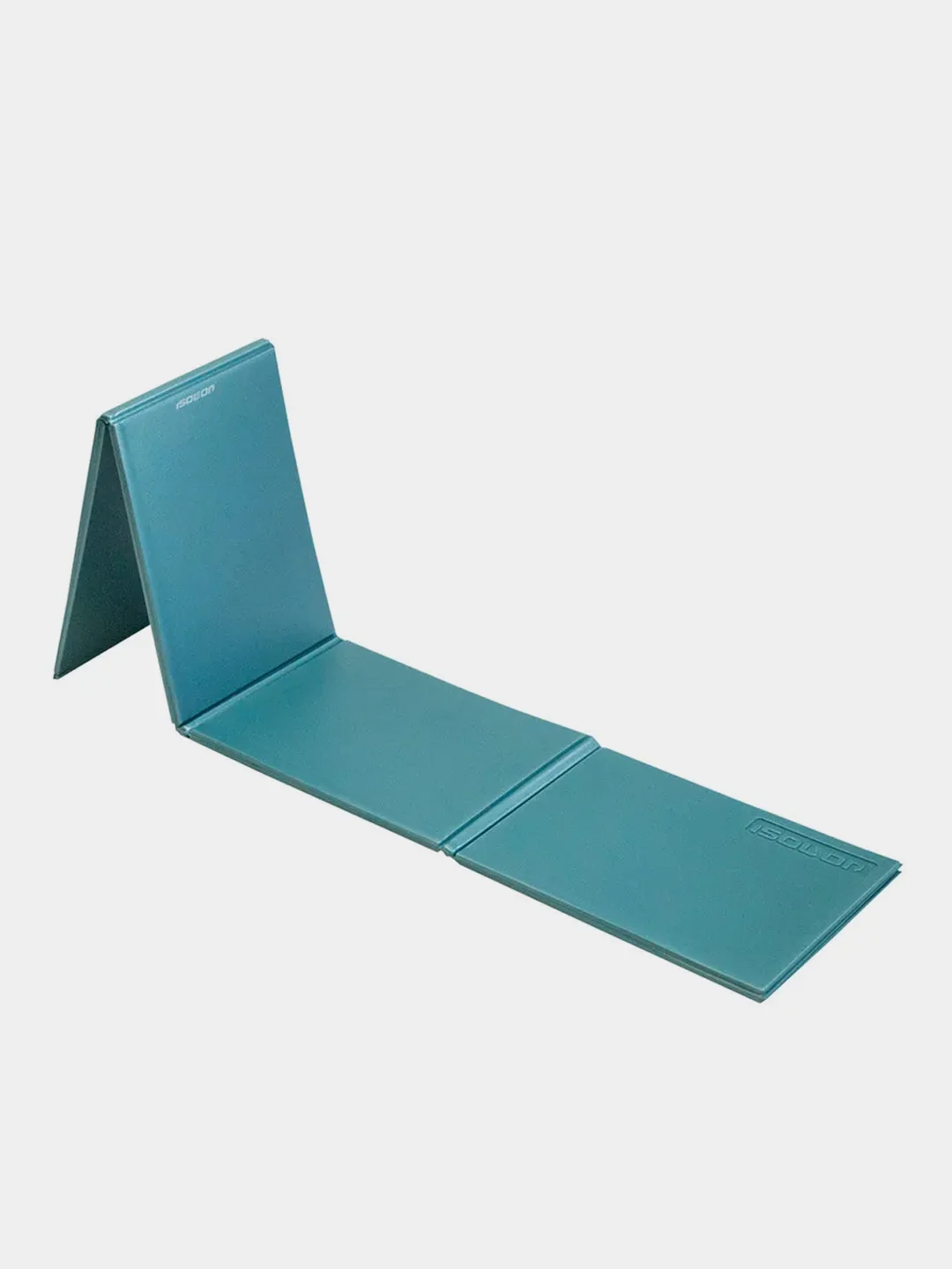Лесной зеленый коврик туристический складной ISOLON Fitness Flex, 138х49, 5 мм