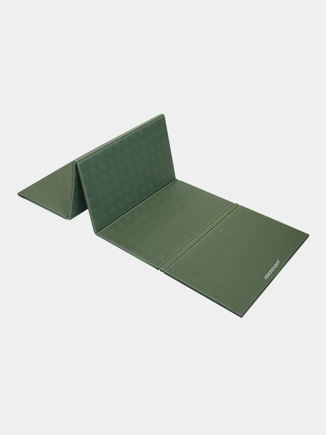 Хаки коврик туристический складной Isolon Tent Flex, 8 мм, 197х128 см
