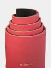 Красный коврик спортивный для йоги, фитнеса и туризма Isolon Спорт 10, 180х60 см, 10 мм