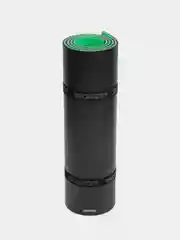 Зеленый коврик спортивный для йоги, фитнеса и туризма Isolon Спорт 10, 180х60 см, 10 мм