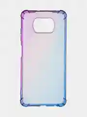 Фиолетовый противоударный чехол для Xiaomi Poco X3 NFC/X3 Pro, силиконовый, Rosco с усиленными углами