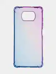 Фиолетовый противоударный чехол для Xiaomi Poco X3 NFC/X3 Pro, силиконовый, Rosco с усиленными углами