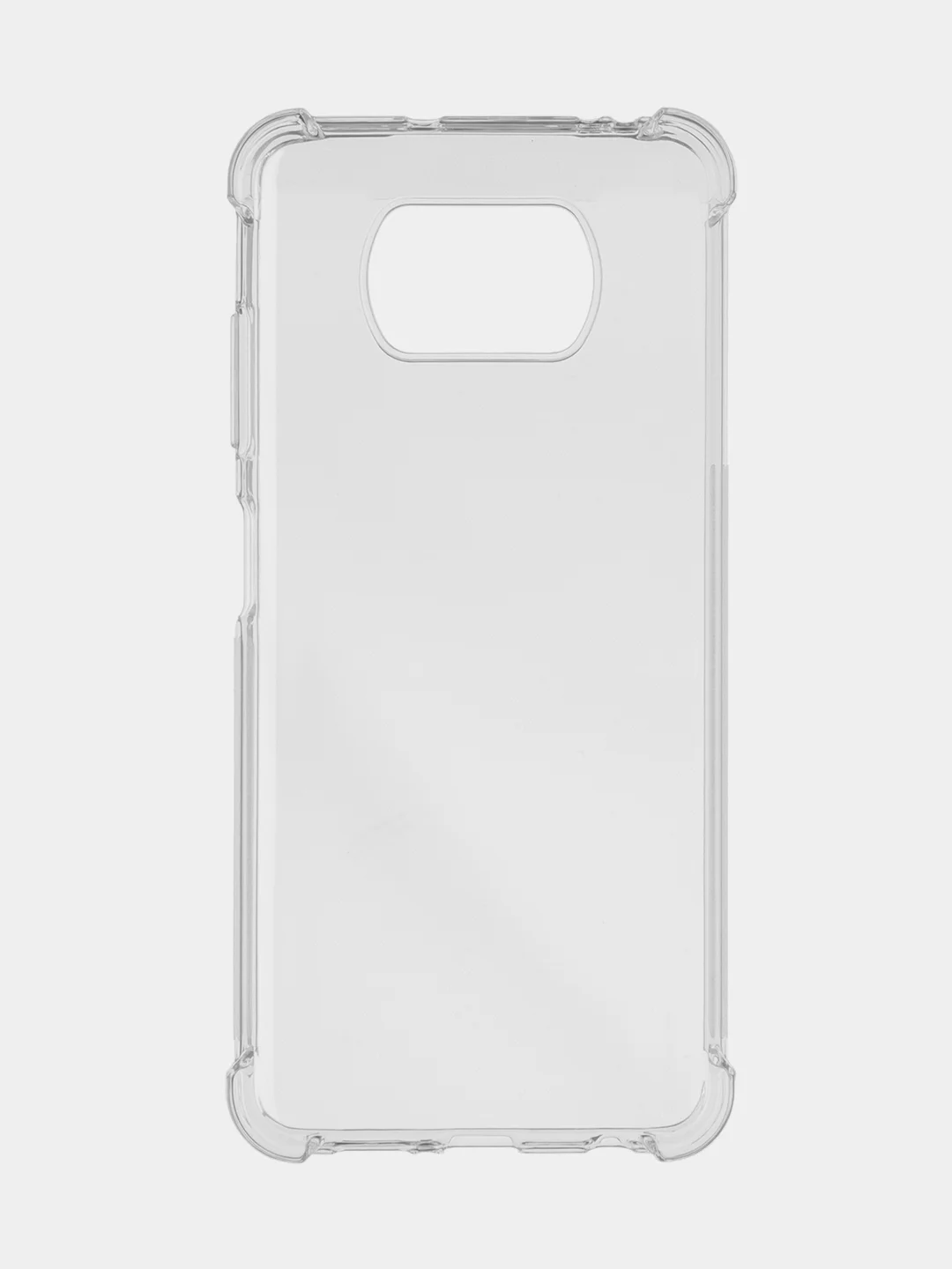 Прозрачный противоударный чехол для Xiaomi Poco X3 NFC/X3 Pro, силиконовый, Rosco с усиленными углами