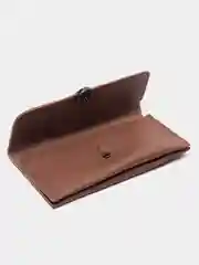 Бежевый меланж кошелек женский