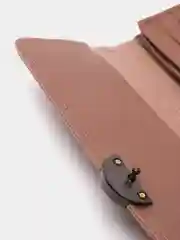 Бежевый меланж кошелек женский