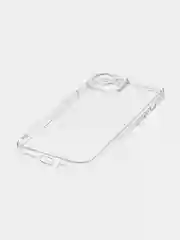Прозрачный чехол + стекло для iPhone 15 силиконовый ROSCO прозрачный с защитой камер и от прилипания