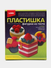 Набор для детского творчества. Фигурки из теста Вкусные пирожные. Lori