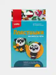 Набор для детского творчества. Пластишка. Магниты из теста Милые панды. Lori