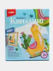 Набор для творчества в технике Квиллинг. Панно Лама. Lori