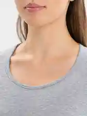 Серый меланж лонгслив женский