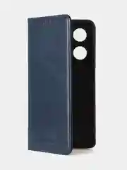 Синий чехол-книжка GQ для Infinix Note 30 Pro (4G) из высококачественной кожи