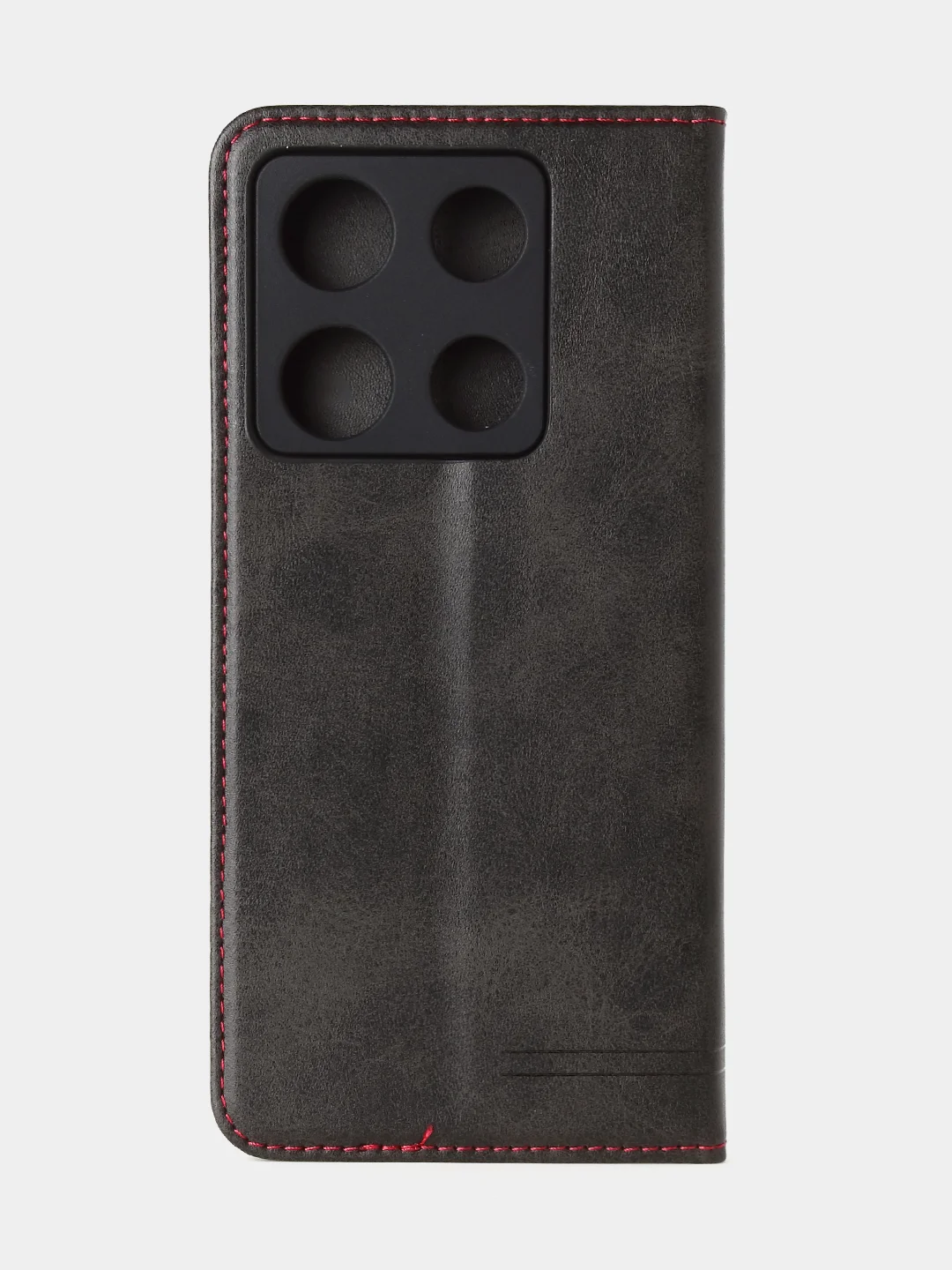 Черный чехол-книжка GQ для Infinix Note 30 Pro (4G) из высококачественной кожи