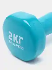 Гантель с виниловым покрытием SILAPRO, 2 кг, металл