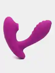 Фиолетовый вибратор женский, для клитора, вакуумная стимуляция, с USB, пульт дистанционного управления