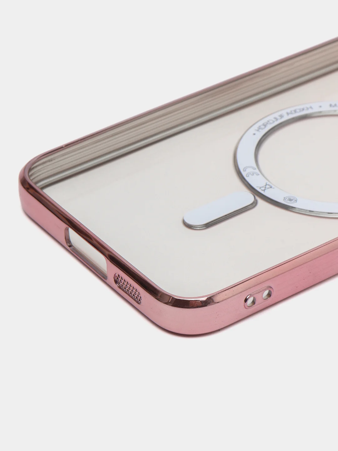 Тёмно-розовый чехол для Samsung S23 Plus, S23, S22 Plus, S22 Ultra MagSafe, накладка c защитой камеры