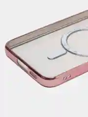 Тёмно-розовый чехол для Samsung S23 Plus, S23, S22 Plus, S22 Ultra MagSafe, накладка c защитой камеры