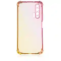 Золотой противоударный чехол для Honor 20 Pro силиконовый Rosco с усиленными углами, защитой камер