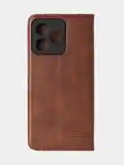 Коричневый чехол для Realme Note 50 / Realme C51 / Realme C53 / Realme Narzo N53 книжка, накладка