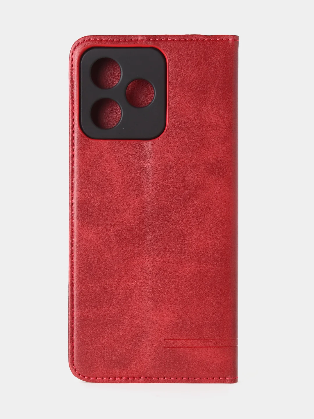 Красный чехол для Realme Note 50 / Realme C51 / Realme C53 / Realme Narzo N53 книжка, накладка