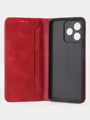 Красный чехол для Realme Note 50 / Realme C51 / Realme C53 / Realme Narzo N53 книжка, накладка