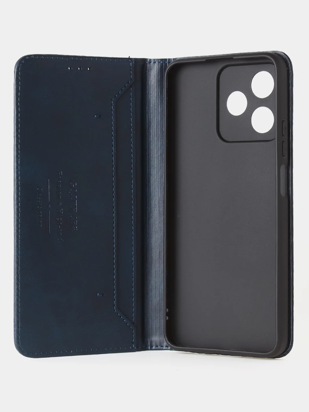 Синий чехол для Realme Note 50 / Realme C51 / Realme C53 / Realme Narzo N53 книжка, накладка