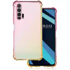Противоударный чехол для Honor 20 Pro силиконовый Rosco с усиленными углами, защитой камер