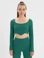 Зеленый костюм женский спортивный