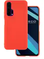 Красный чехол ROSCO для Honor 20 Pro матовый, силиконовый, тонкий, с защитой камер