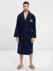 Индиго халат мужской, махровый