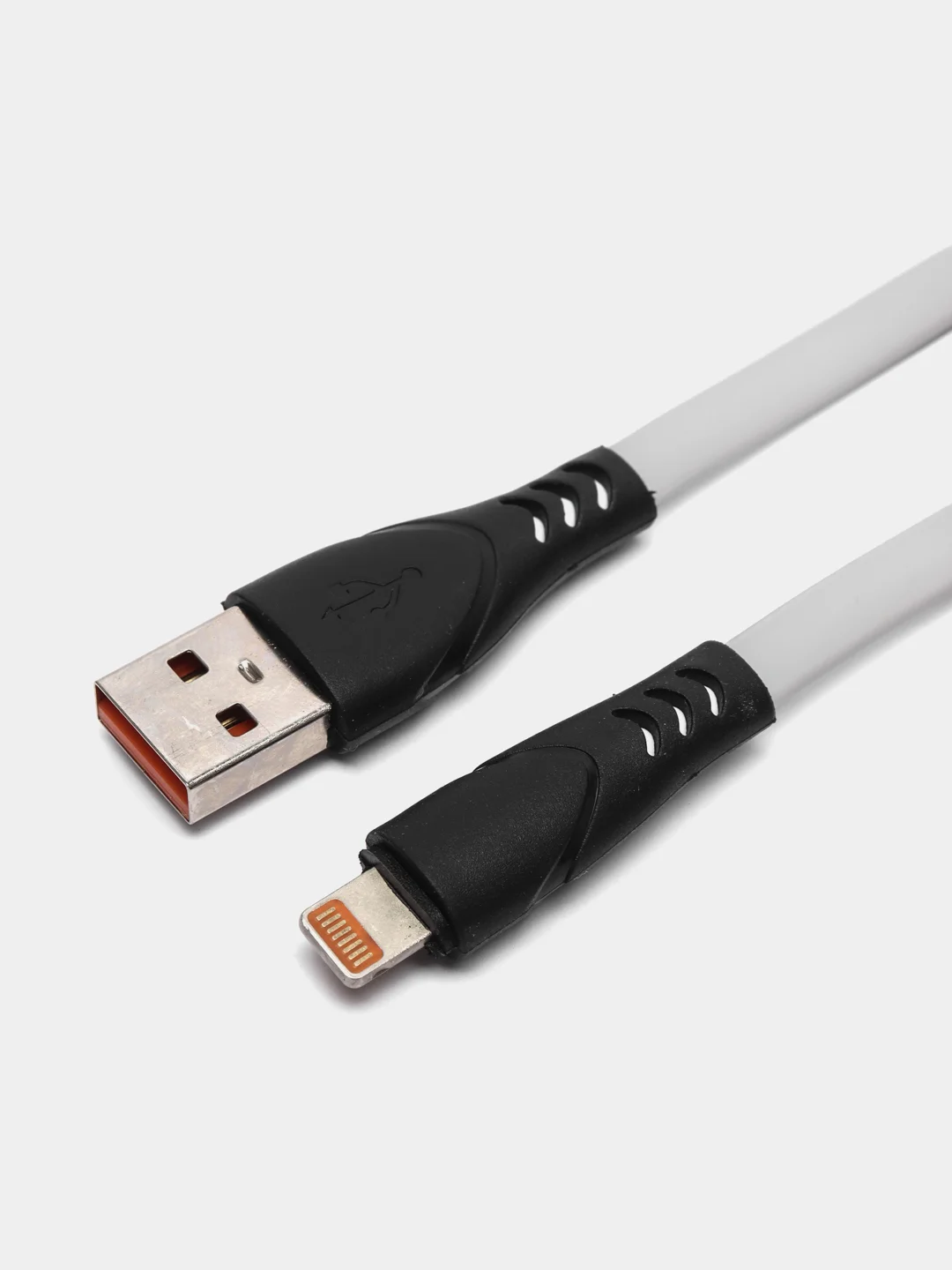 Белый кабель для зарядки айфона, USB, 2 метра