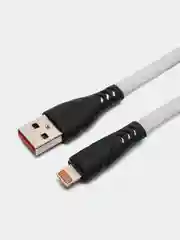 Белый кабель для зарядки айфона, USB, 2 метра