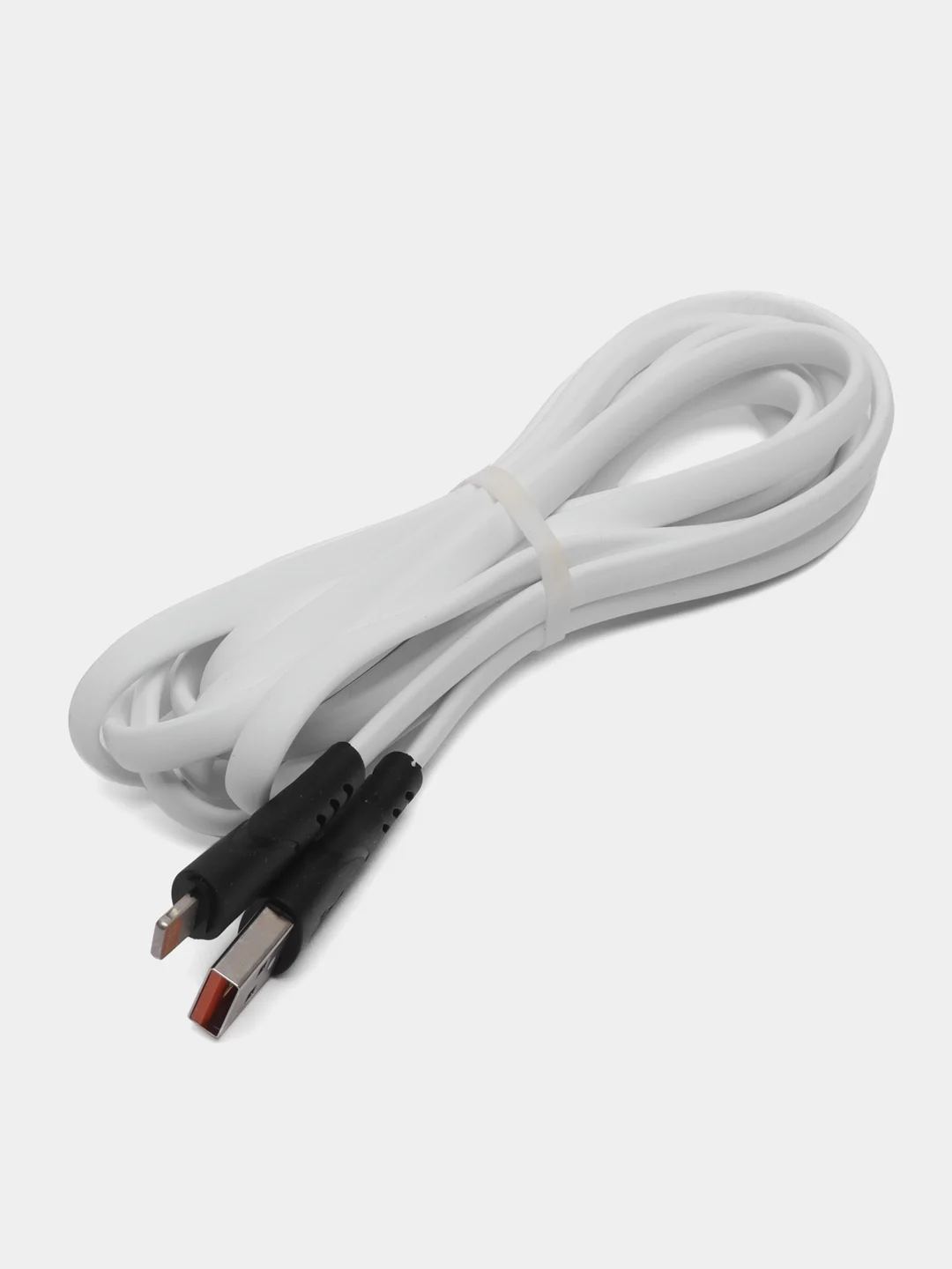 Белый кабель для зарядки айфона, USB, 2 метра