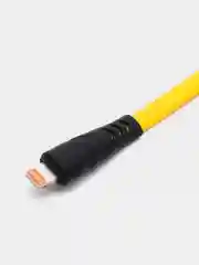 Желтый кабель для зарядки айфона, USB, 2 метра
