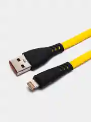Желтый кабель для зарядки айфона, USB, 2 метра
