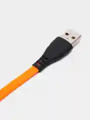 Оранжевый кабель для зарядки айфона, USB, 2 метра