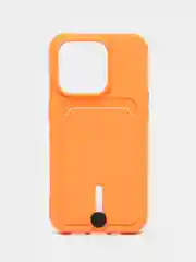 Оранжевый чехол для Apple iPhone 15 / 15 Pro / 15 Pro Max  (Айфон 15, 15 про, 15 про макс)