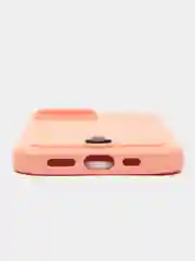 Пастельно-коралловый чехол для Apple iPhone 15 / 15 Pro / 15 Pro Max  (Айфон 15, 15 про, 15 про макс)